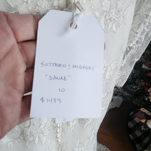NWT Sottero & Midgley "Danae" wedding dress sz 10 - Picture 9 of 13